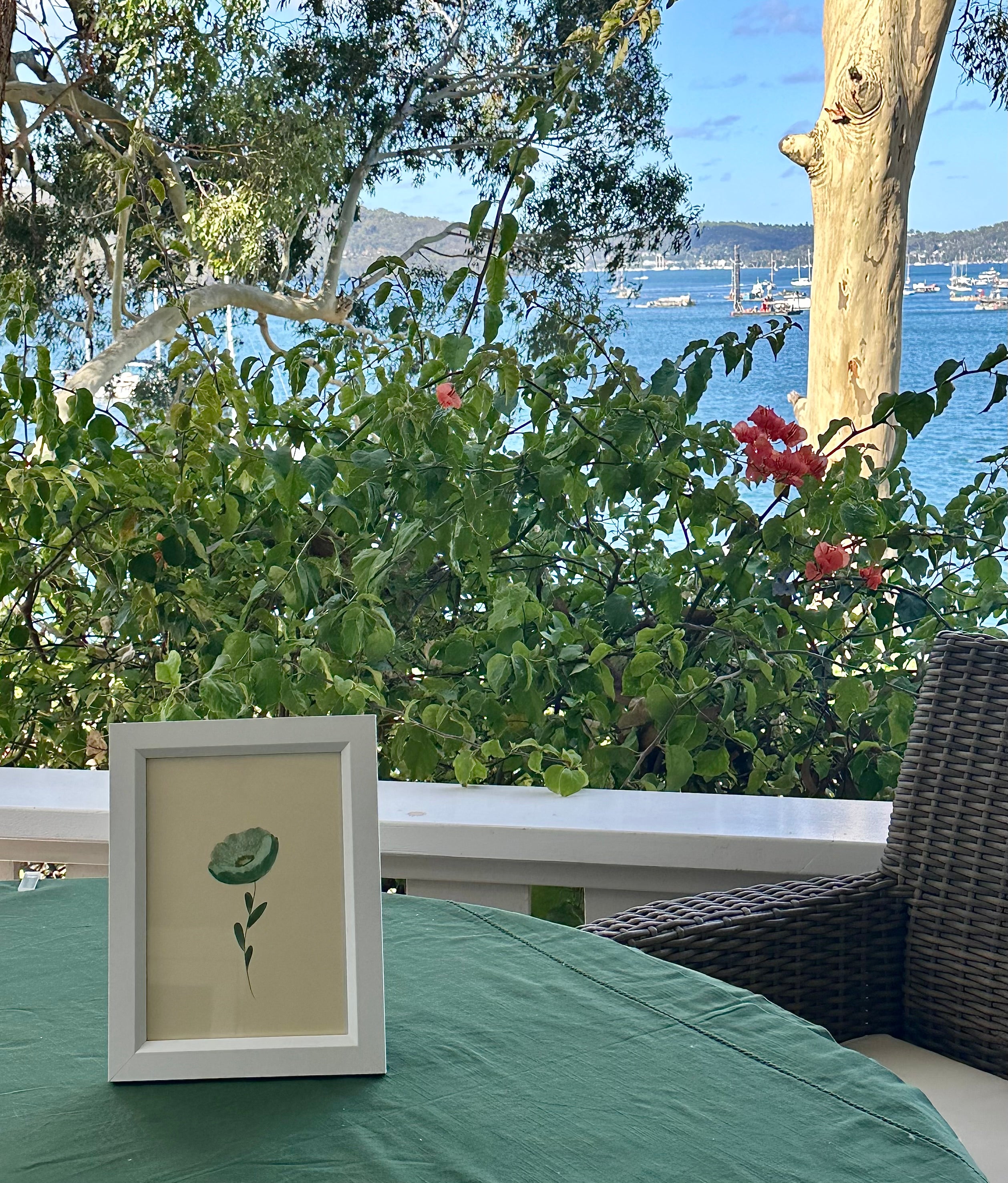 Green Flower - Print