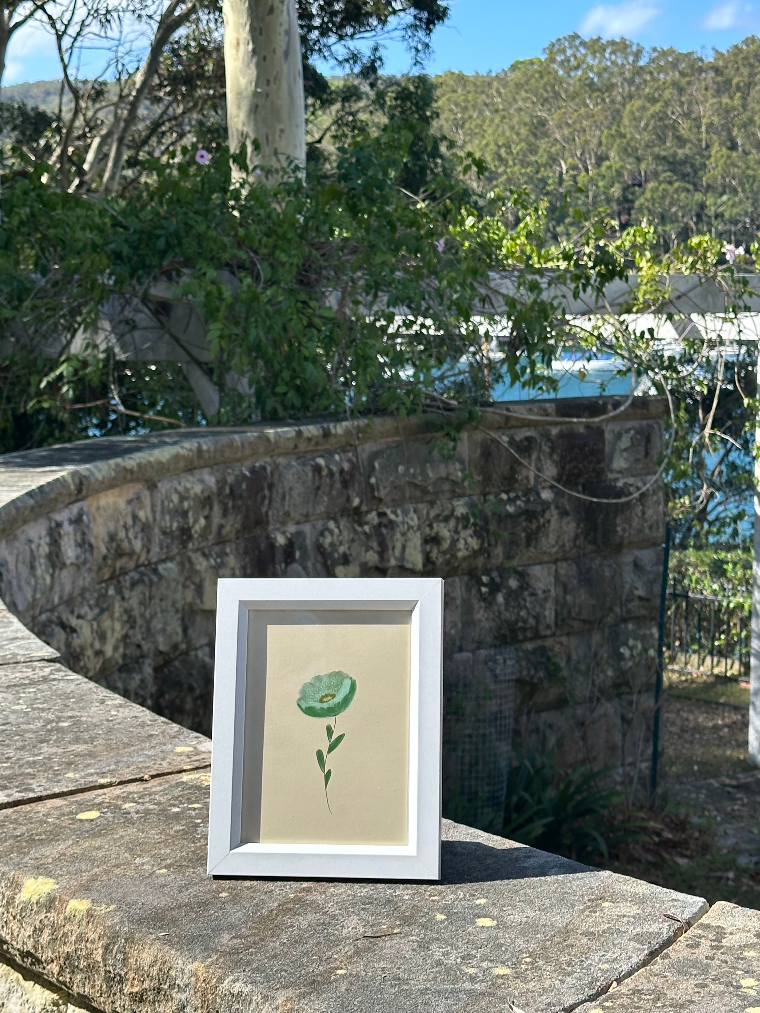 Green Flower - Print