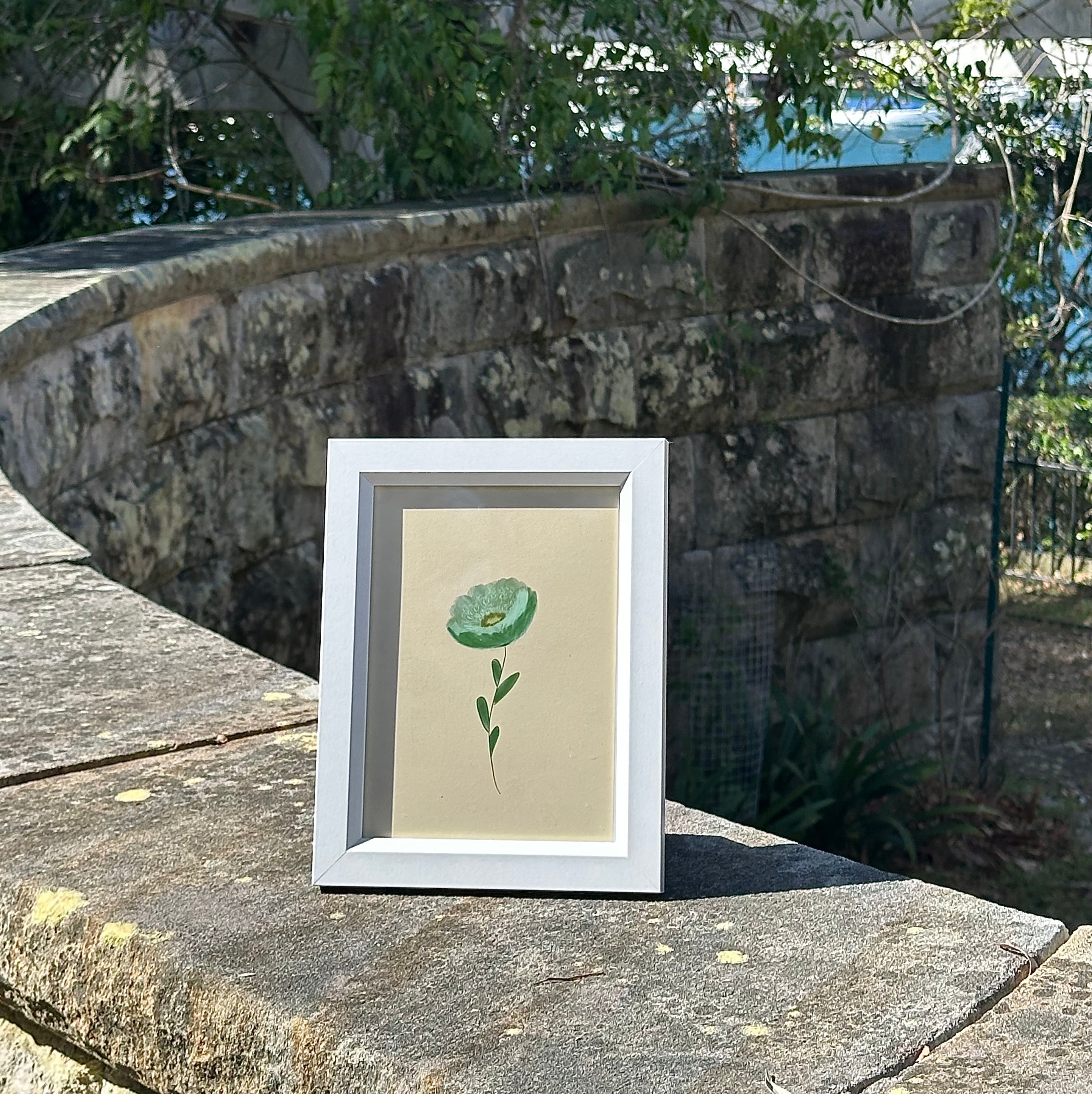 Green Flower - Print