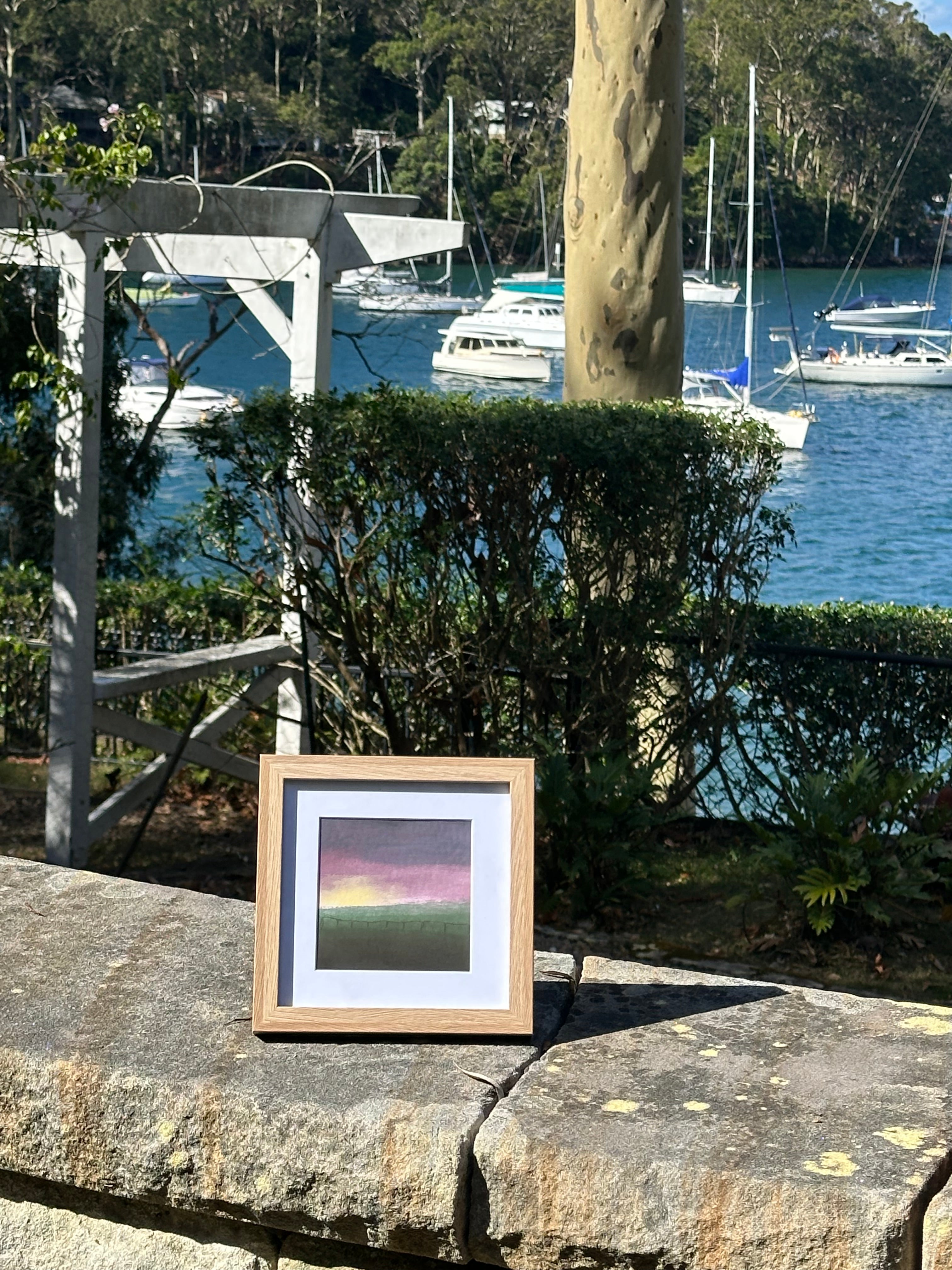 Sunset in Field - Print