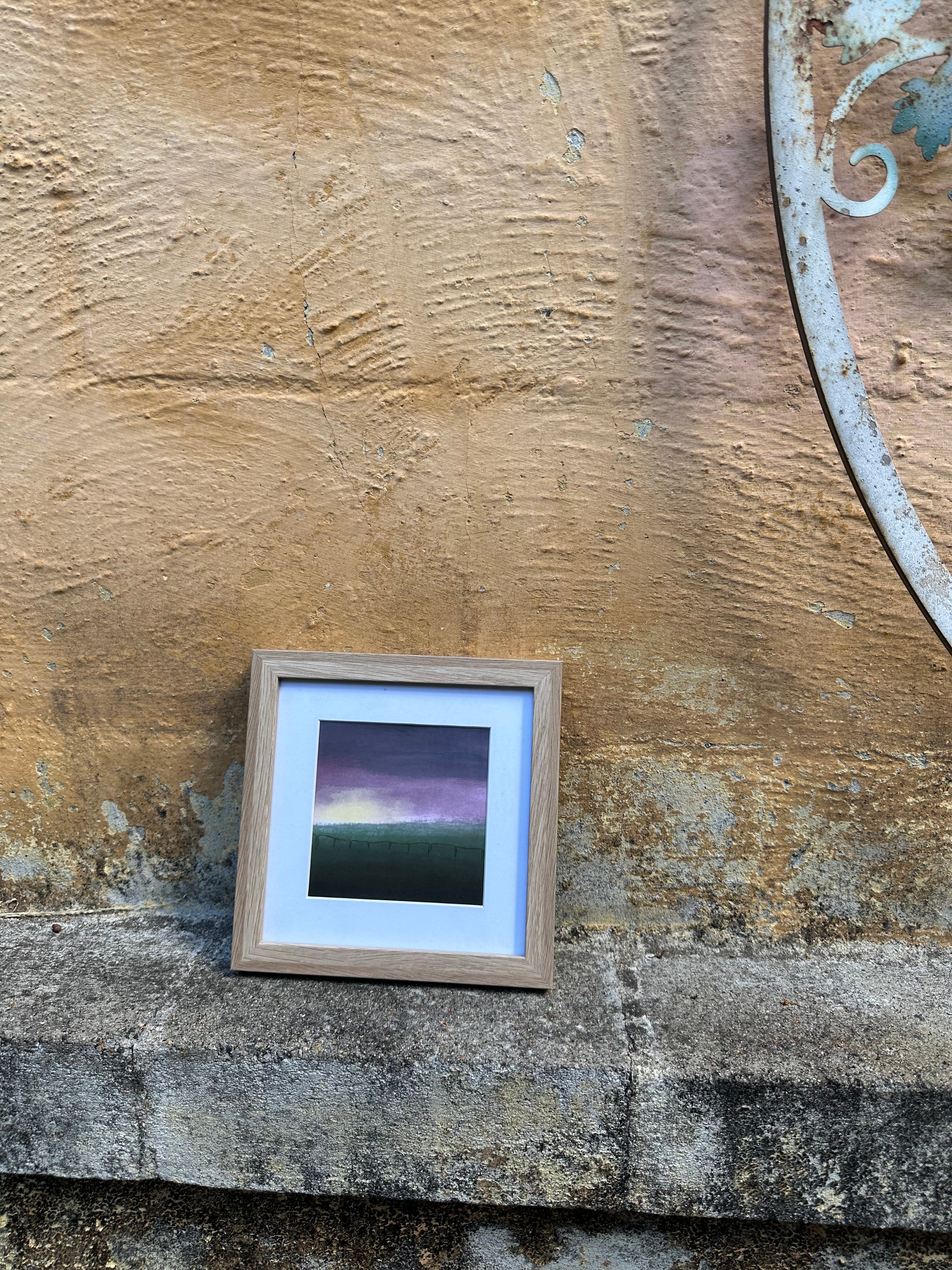 Sunset in Field - Print