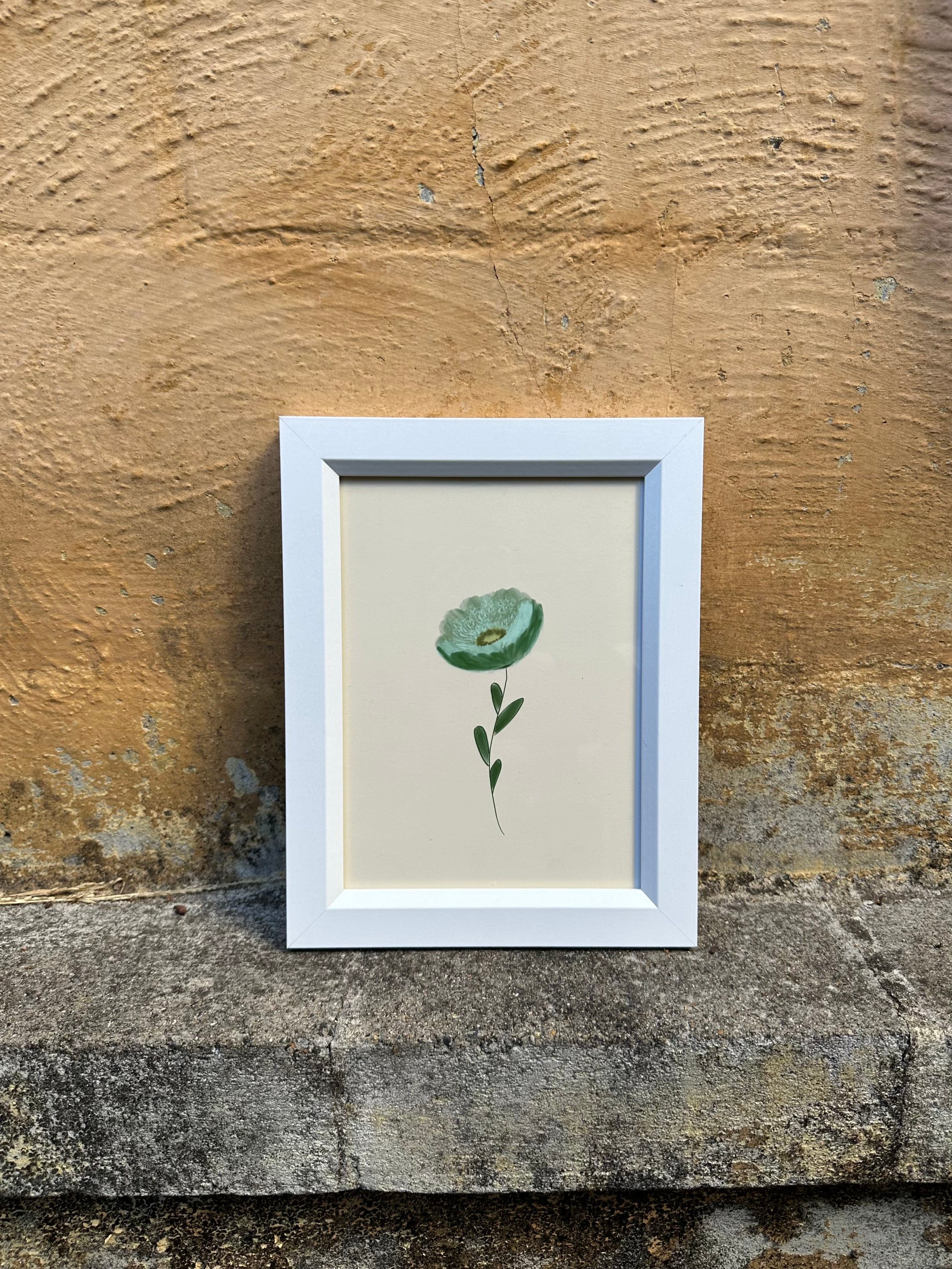 Green Flower - Print