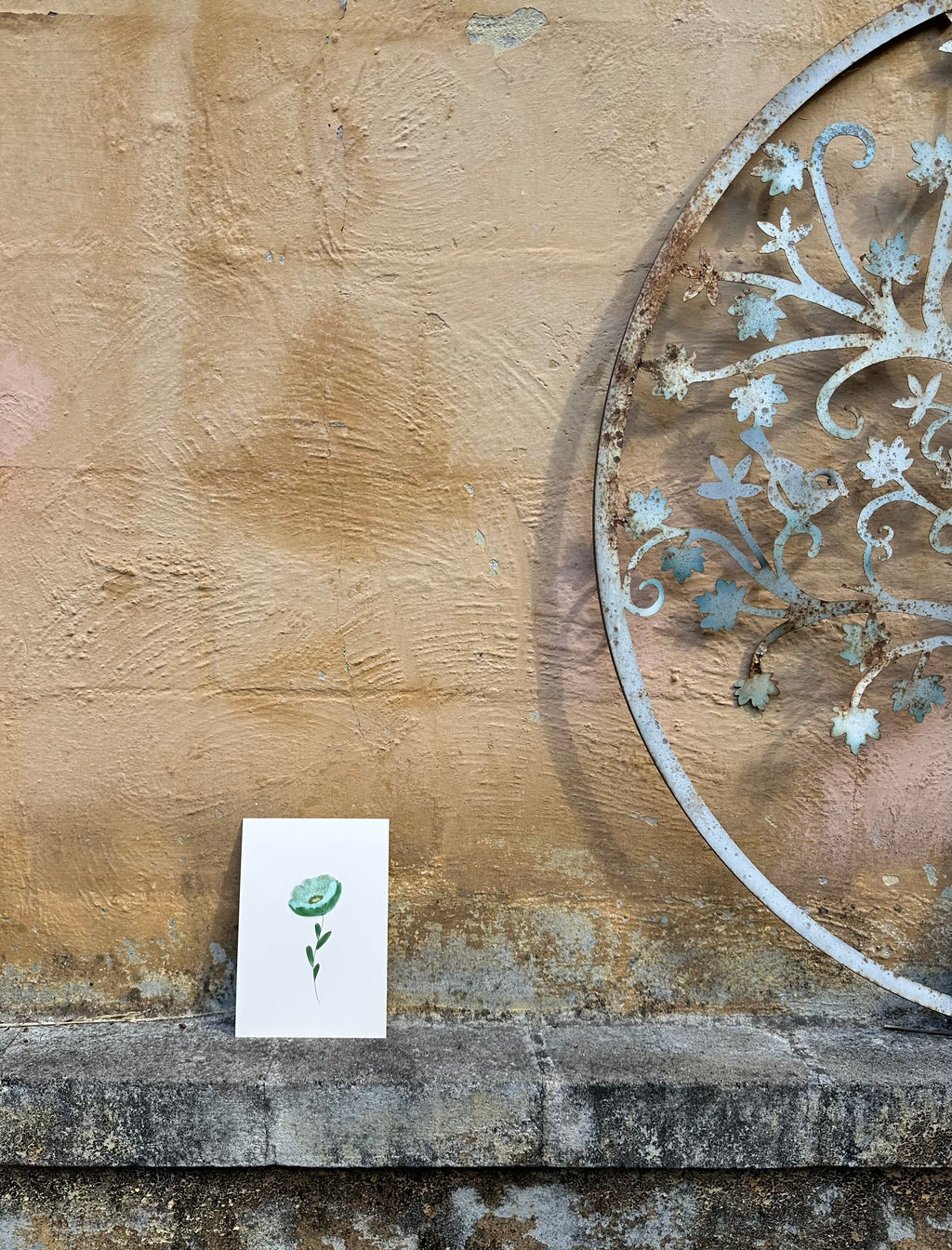 Green Flower - Print