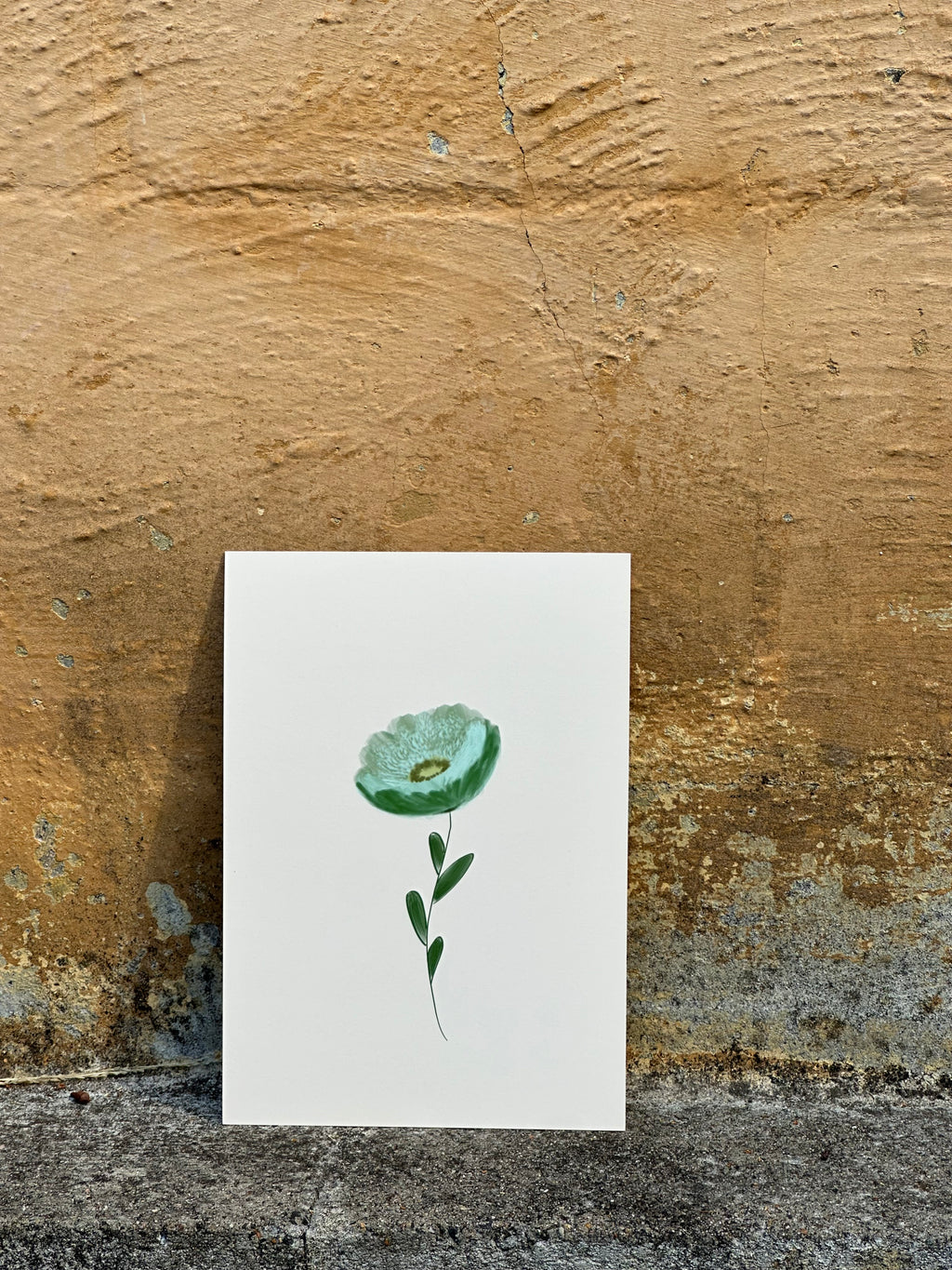 Green Flower - Print