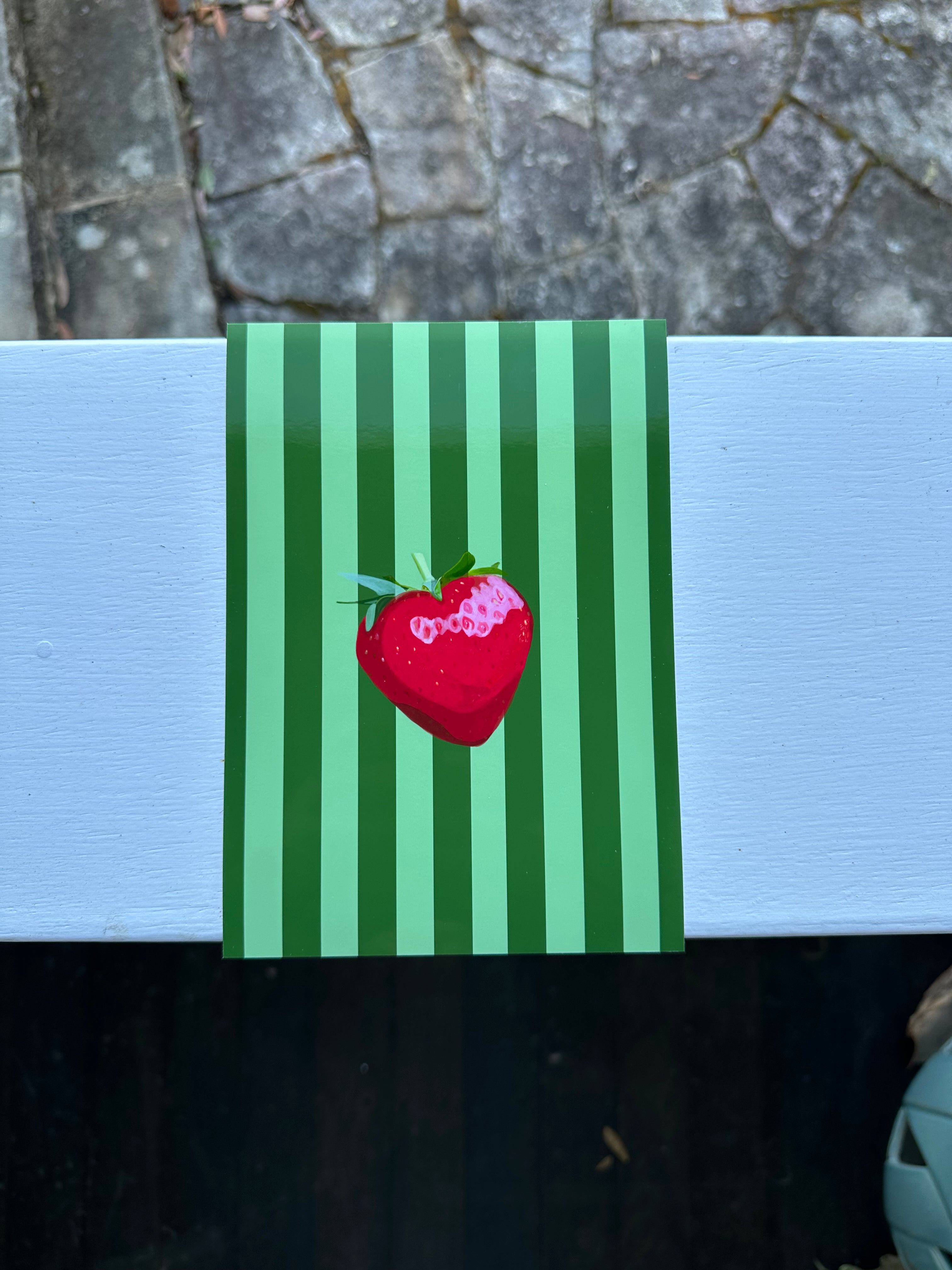 Green Strawberry - Print