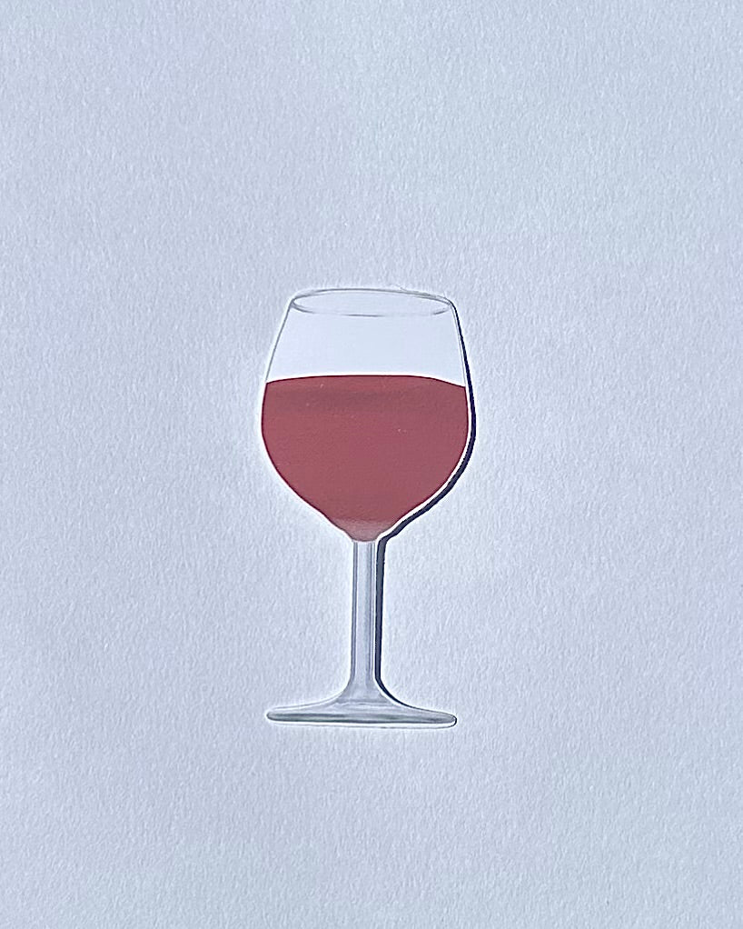 Red Wine - Sticker