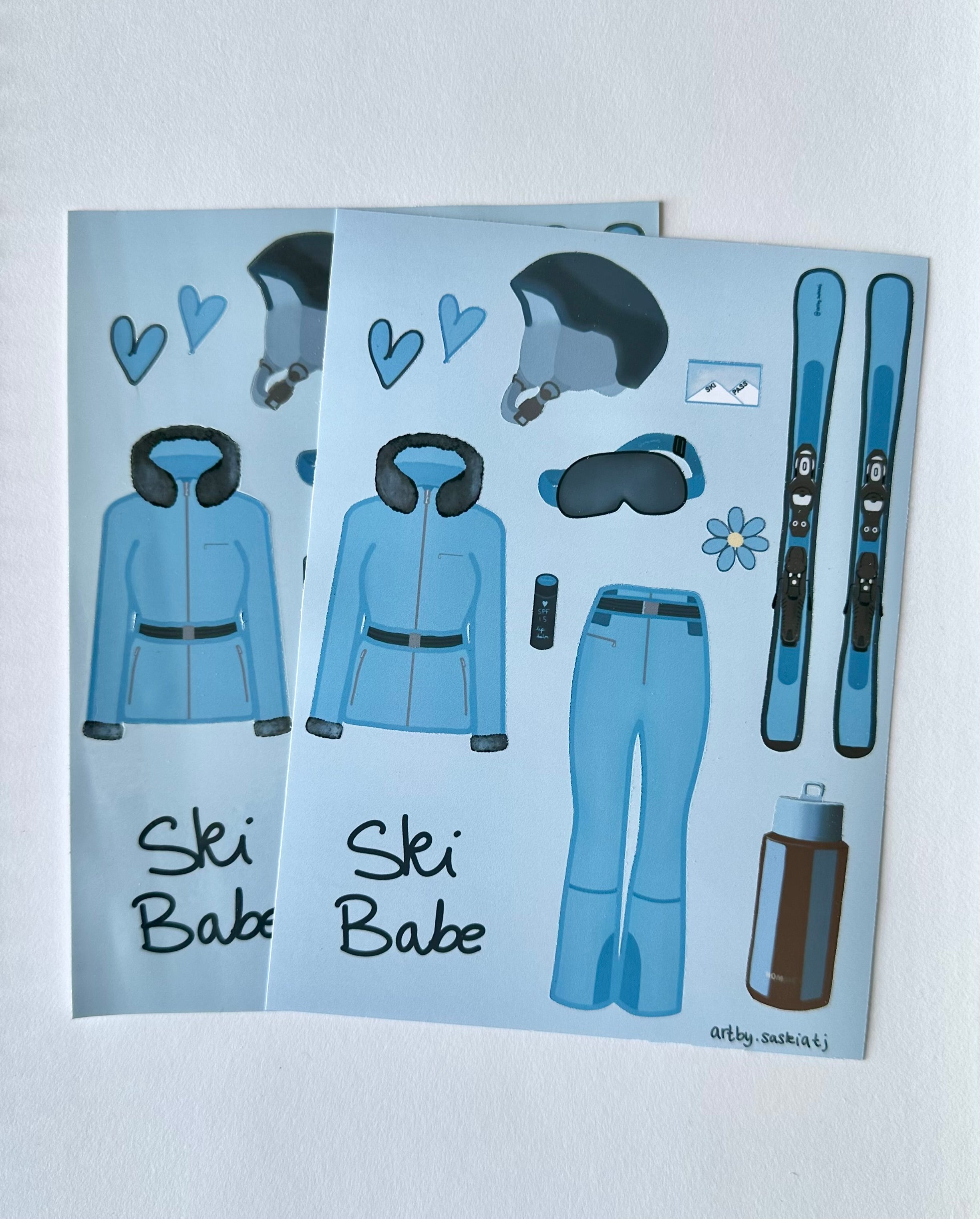 Ski Babes - Sticker Sheet